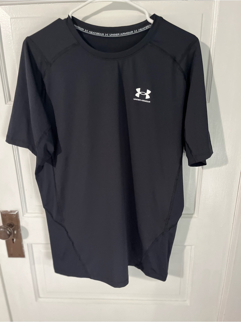 Under Armour Black Short Sleeve Compression Performance Tee 2XL